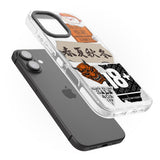 iPhone 16 Pro Max Asian Sticker Mix Black Impact Phone Case