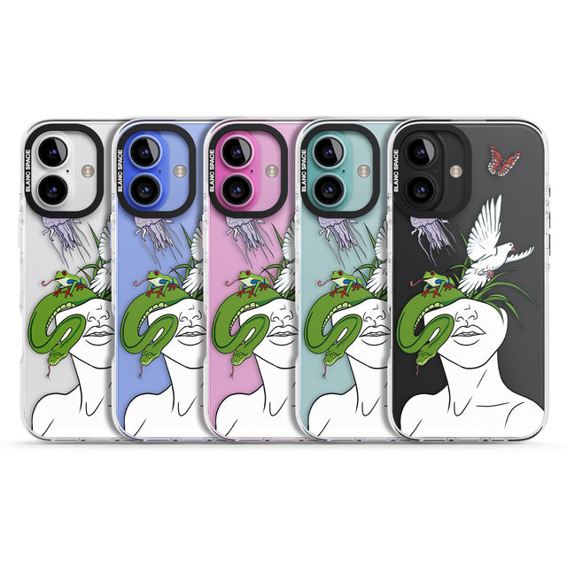 iPhone 16 Pro Max Wild Thoughts Black Impact Phone Case