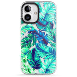 iPhone 16 Pro Max Tropical Palms Black Impact Phone Case