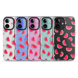 iPhone 16 Pro Max Watermelon Slices - Clear Black Impact Phone Case