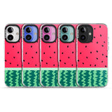 iPhone 16 Pro Max Full Watermelon Print Black Impact Phone Case