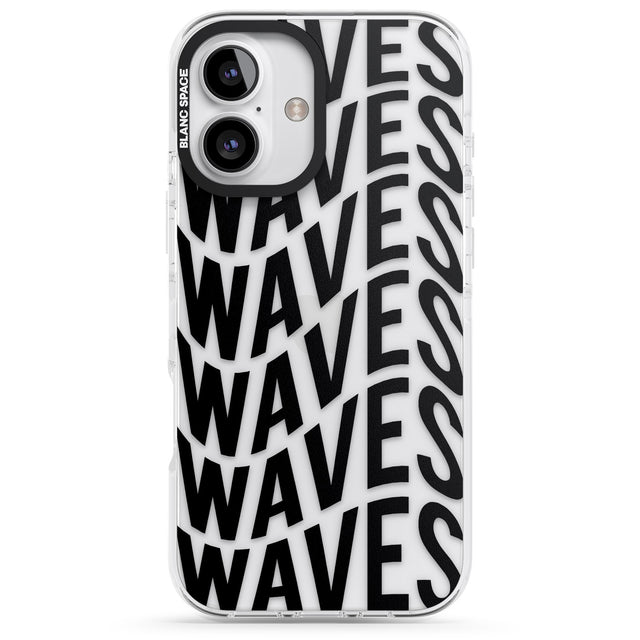 iPhone 16 Pro Max WAVES Clear Impact Phone Case + Magsafe