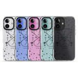 iPhone 16 Pro Max Gemini Emblem - Transparent Design Black Impact Phone Case