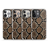 iPhone 16 Pro Max Snakeskin Black Impact Phone Case