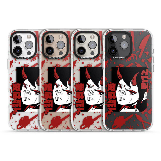 iPhone 16 Pro Max She's a Devil Black Impact Phone Case