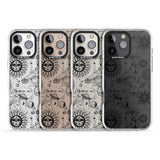 iPhone 16 Pro Max Suns & Planets Astrological Black Impact Phone Case