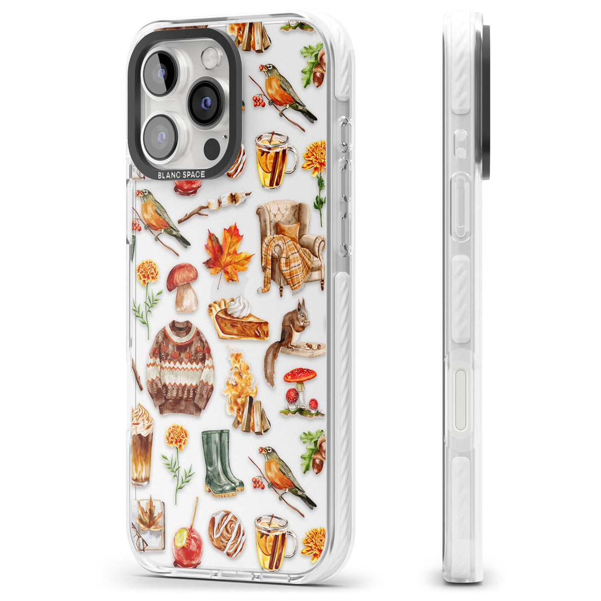 Cozy Autumn Aesthetic Impact Phone Case for iPhone 16 Pro, iPhone 16 Pro Max