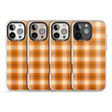 Pumpkin Plaid Impact Phone Case for iPhone 16 Pro, iPhone 16 Pro Max