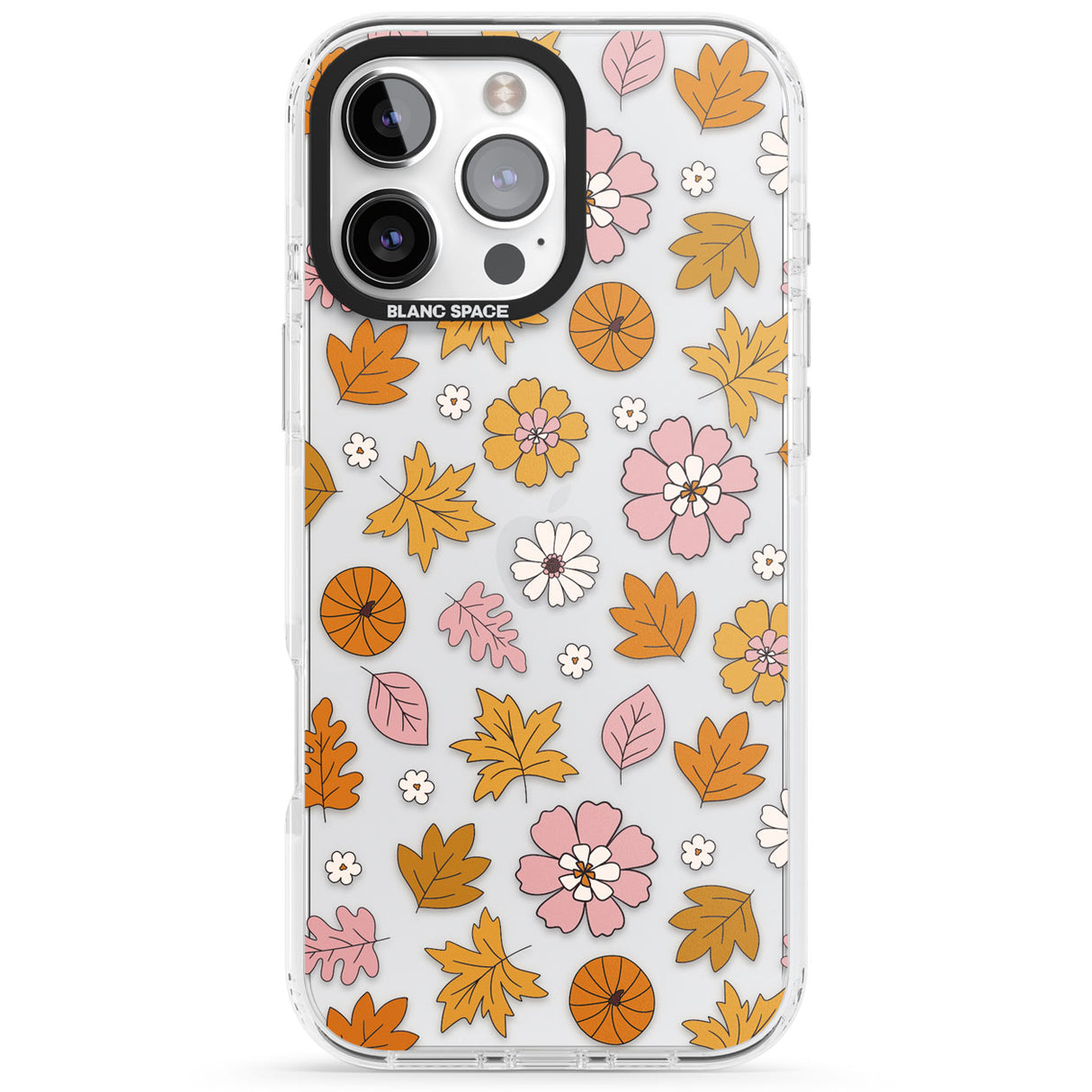 Autumn Leaves and Flowers Impact Phone Case for iPhone 16 Pro, iPhone 16 Pro Max