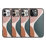 iPhone 16 Pro Max Lush Abstract Watercolour Design #8 Black Impact Phone Case