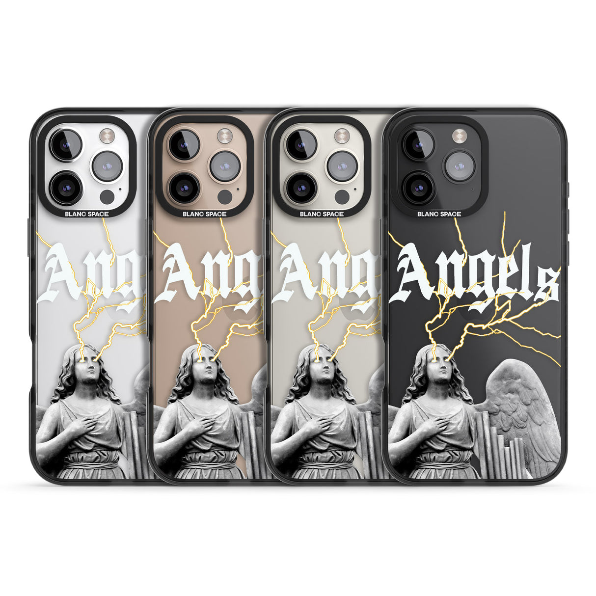 iPhone 16 Pro Max ANGELS Black Impact Phone Case