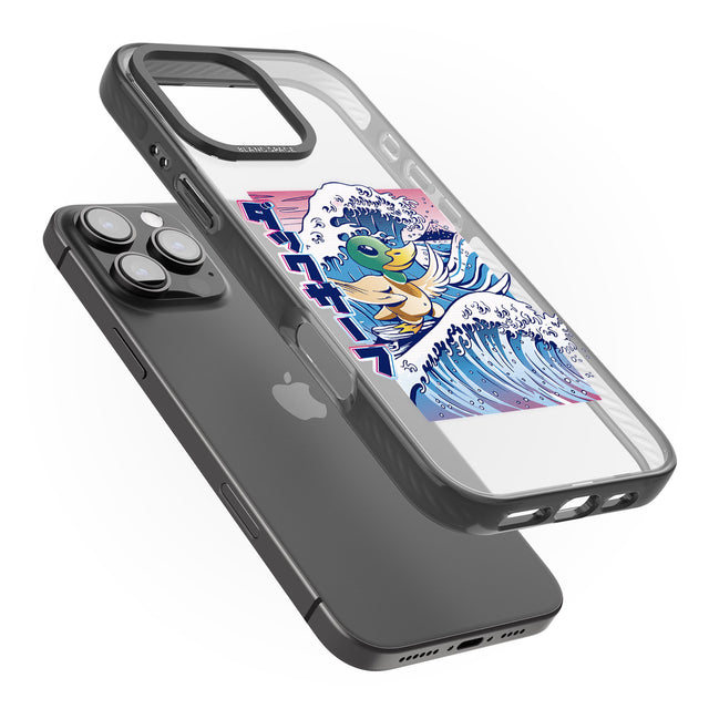 iPhone 16 Pro Max Duck Surf Black Impact Phone Case