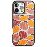 Autumn Pumpkin Patch Black Impact Phone Case for iPhone 16 Pro, iPhone 16 Pro Max