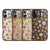 Autumn Leaves and Flowers Black Impact Phone Case for iPhone 16 Pro, iPhone 16 Pro Max