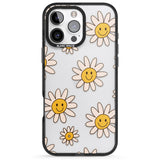 iPhone 16 Daisy Faces Clear Impact Phone Case