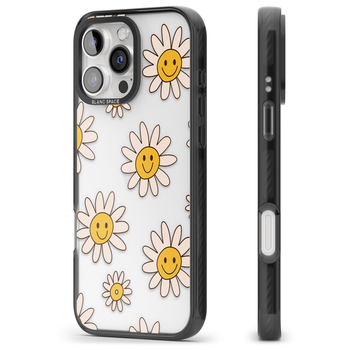 iPhone 16 Daisy Faces Clear Impact Phone Case