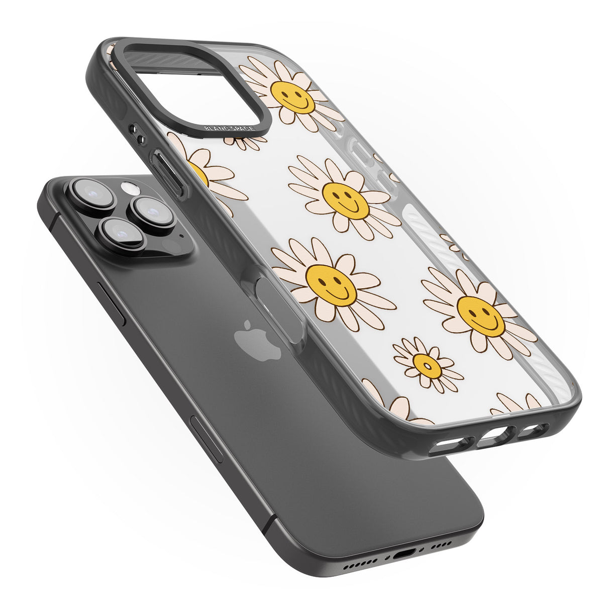 iPhone 16 Daisy Faces Clear Impact Phone Case