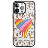 iPhone 16 Groovy Love Clear Impact Phone Case