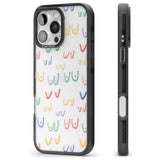 iPhone 16 Pro Max Free the boob (Mixed Colours) Black Impact Phone Case