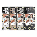 iPhone 16 Pro Max Personalised Pug - Dog Photo Black Impact Phone Case