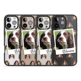 iPhone 16 Pro Max Personalised Springer Spaniel - Dog Photo Black Impact Phone Case