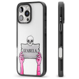 iPhone 16 Pro Max Personalised Grave Plaque Black Impact Phone Case