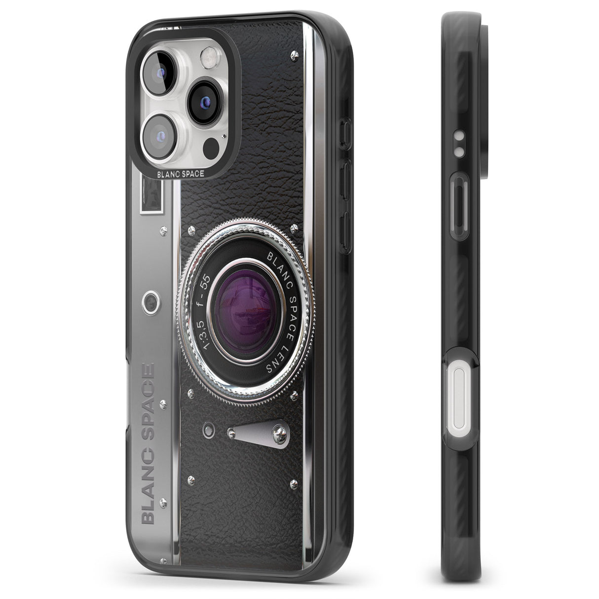 iPhone 16 Pro Max Vintage Retro Classic Camera Black Impact Phone Case