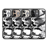 iPhone 16 Pro Max Grey Camo Black Impact Phone Case