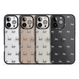 iPhone 16 Pro Max British Shorthair Cat Pattern Black Impact Phone Case