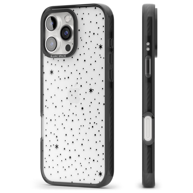 iPhone 16 Pro Max Celestial Starry Sky Black Impact Phone Case