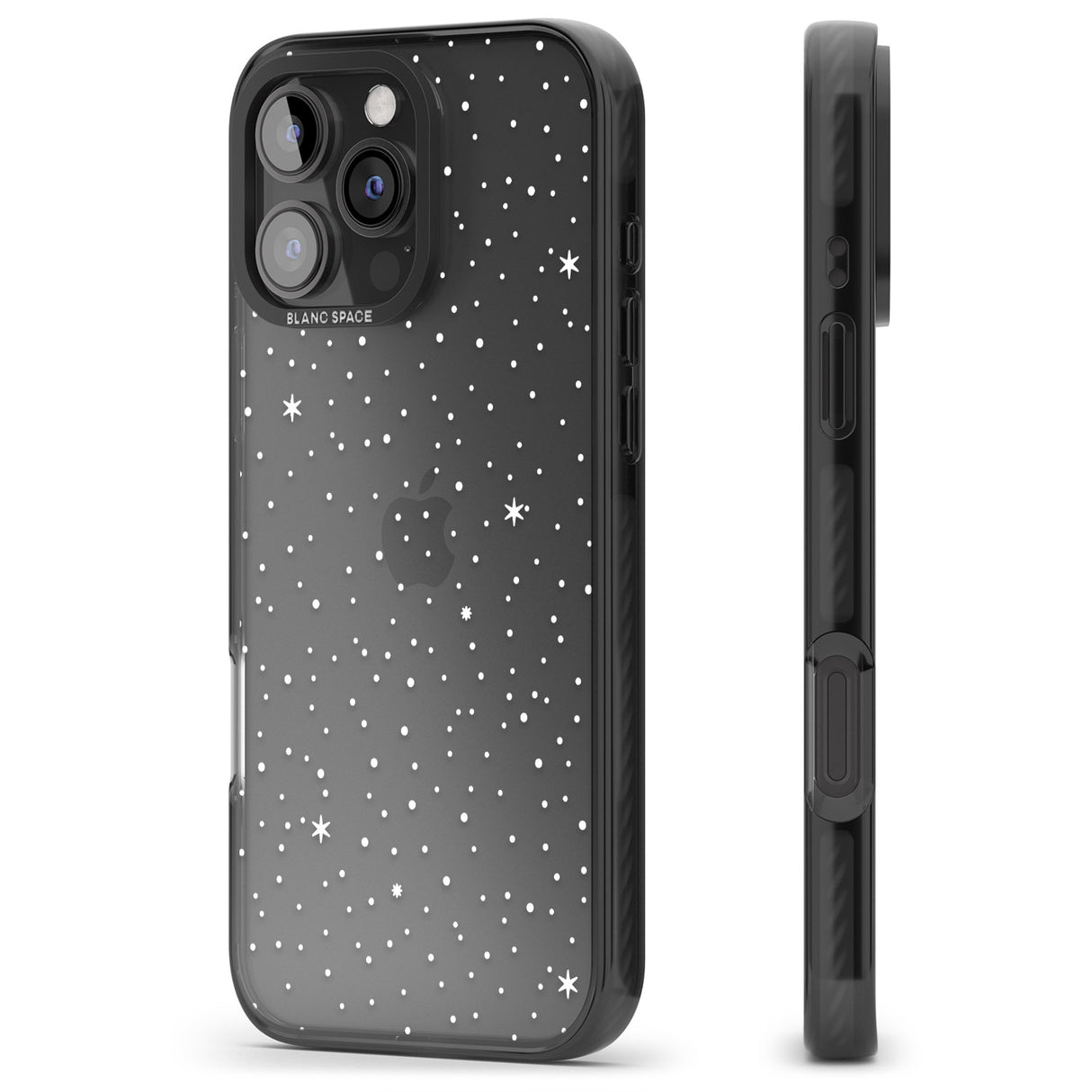 iPhone 16 Pro Max Celestial Starry Sky White Black Impact Phone Case