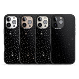 iPhone 16 Pro Max Celestial Cut-Out Stars Black Impact Phone Case