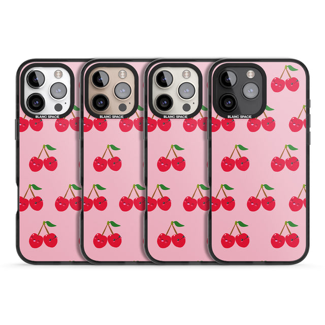 iPhone 16 Pro Max Cheeky Cherry Black Impact Phone Case