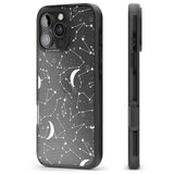 iPhone 16 Pro Max White Constellations Black Impact Phone Case