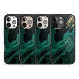 iPhone 16 Pro Max Emerald Lagoon Black Impact Phone Case