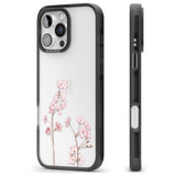 iPhone 16 Pro Max Blossom Flower Black Impact Phone Case