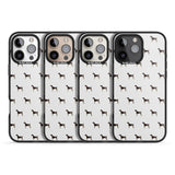 iPhone 16 Pro Max German Shorthaired Pointer Dog Pattern Black Impact Phone Case