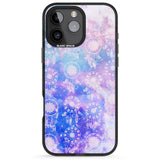 iPhone 16 Pro Max Dreamcatcher Pattern Galaxy Print Tie Dye Black Impact Phone Case