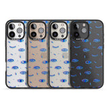 iPhone 16 Pro Max Duotone Psychedelic Eyes Black Impact Phone Case