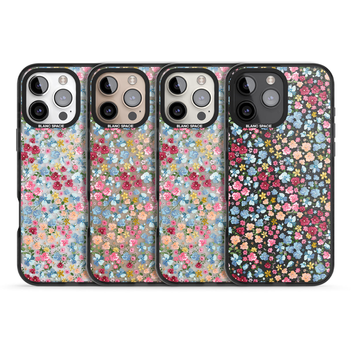 iPhone 16 Pro Max Venetian Meadow Black Impact Phone Case