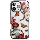 iPhone 16 Pro Max Botanical Snake Black Impact Phone Case