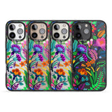 iPhone 16 Pro Max Floral Vibe Black Impact Phone Case