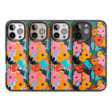 iPhone 16 Pro Max Floral Fiesta Black Impact Phone Case