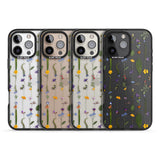 iPhone 16 Pro Max Wildflower Chain Black Impact Phone Case