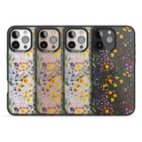 iPhone 16 Pro Max Wildflower Black Impact Phone Case