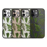 iPhone 16 Pro Max Leafy Ferns Black Impact Phone Case