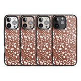 iPhone 16 Pro Max Wildflower Cluster on Terracotta Black Impact Phone Case