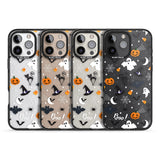 iPhone 16 Pro Max Halloween Mix Pattern Black Impact Phone Case