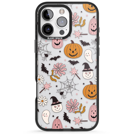 Spooky Mix Black Impact Phone Case for iPhone 16 Pro, iPhone 16 Pro Max