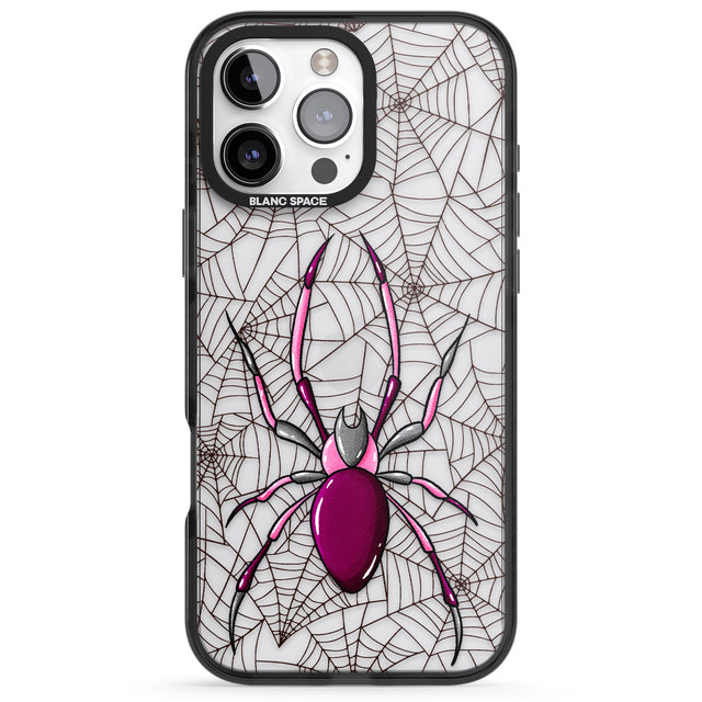 iPhone 16 Pro Max Arachnophobia Black Impact Phone Case